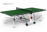 Теннисный стол для помещения Compact LX green усовершенствованная модель стола 6042-3 s-dostavka - магазин СпортДоставка. Спортивные товары интернет магазин в Пензе 