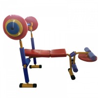 Силовой тренажер детский скамья для жима DFC VT-2400 для детей дошкольного возраста s-dostavka - магазин СпортДоставка. Спортивные товары интернет магазин в Пензе 