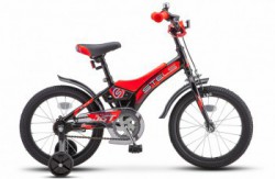 Детский велосипед Stels Jet 16" Z010 черный красный - магазин СпортДоставка. Спортивные товары интернет магазин в Пензе 